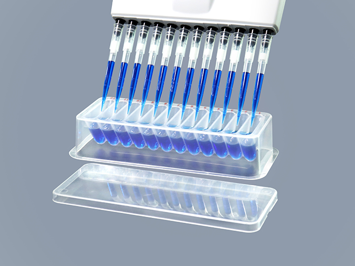 12通道設計，每通道容積3mL，便于連續(xù)稀釋或不同液體的同時移取操作