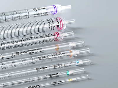 管頭印刻不同色環(huán)標(biāo)識，便于識別移液管量程型號