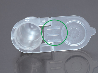 獨特管蓋設(shè)計，易于翻蓋，降低污染風(fēng)險