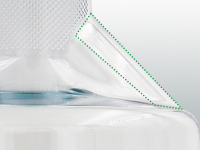 5L搖瓶獨(dú)特引流瓶頸設(shè)計(jì)，防止傾倒時(shí)液體飛濺