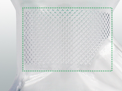 瓶頸處圓弧設(shè)計(jì)及磨砂工藝處理，輕松抓握