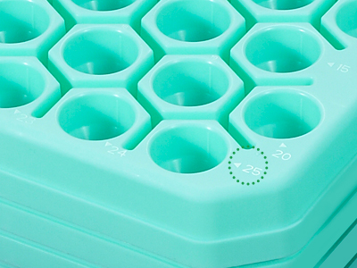 表面帶數(shù)字標(biāo)記，易于辨認(rèn)及方便實驗記錄